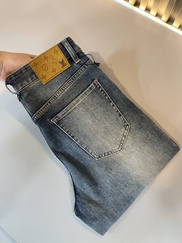 louis Vuitto*Louis*Dent 2025 Spring And Summer New Men's Classic Washed Small