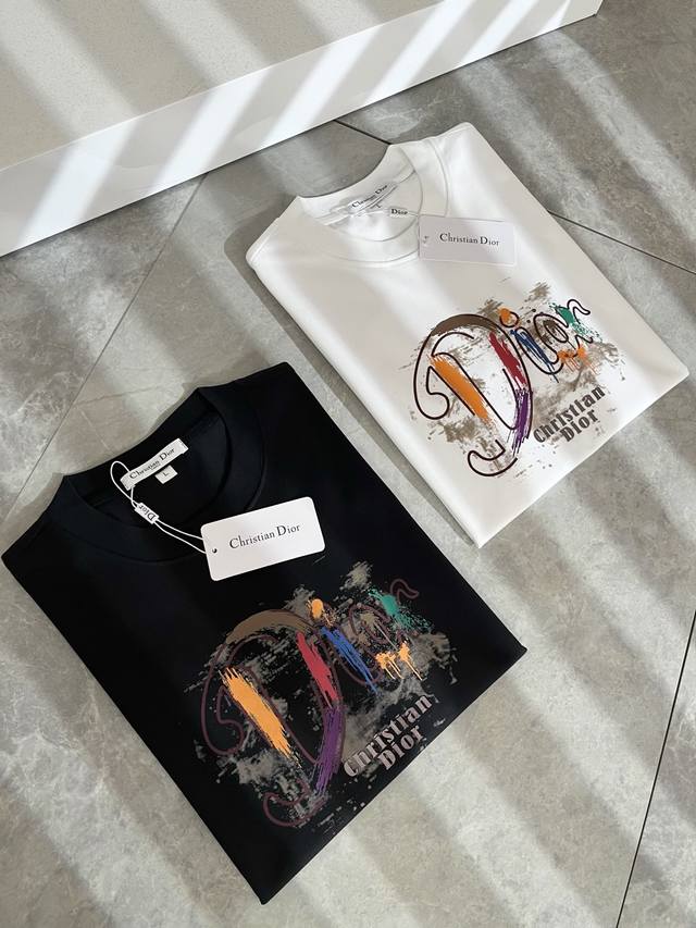 dio*Dijia 2025 Spring And Summer New Men's And Women's Short-Sleeved T-Shirts
