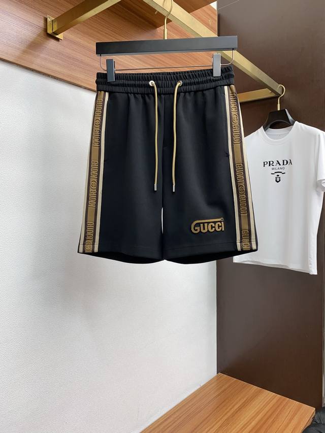 Gucci 2025 Spring And Summer New Latest Casual Shorts Original Pants Style Upper