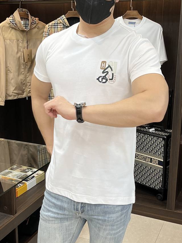 Hermes 25Ss New Leather T-Shirt Hermes This Short T Is Made Of Pure Cotton Fabri