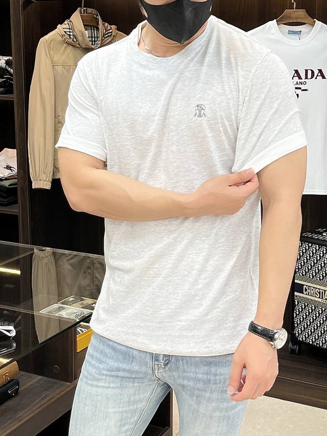 Main Bc 25Ss New 6-Color Fake Layered T-Shirt This Classic Round Neck T-Shirt Ma