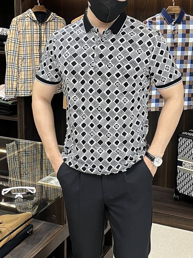 Mainly Promotes D&G 2025Ss New Year Of The Snake Dior Lapel Boutique Short-Sleev