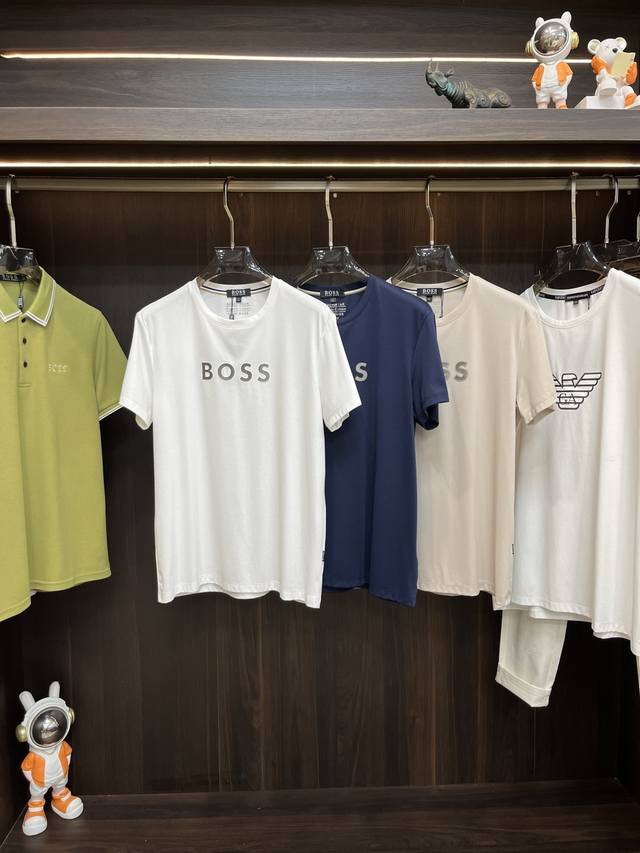 Mainly Promote Boss Exclusive Spring New Boss Fashion Casual Short Sleeve High-E