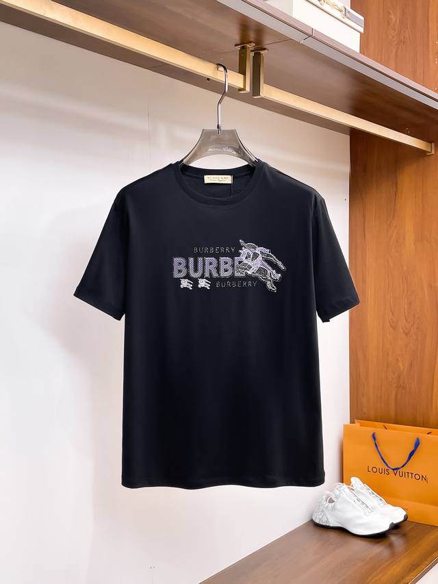 burberry Mercerized Cotton Quality Short Sleeves Size M-3Xl
