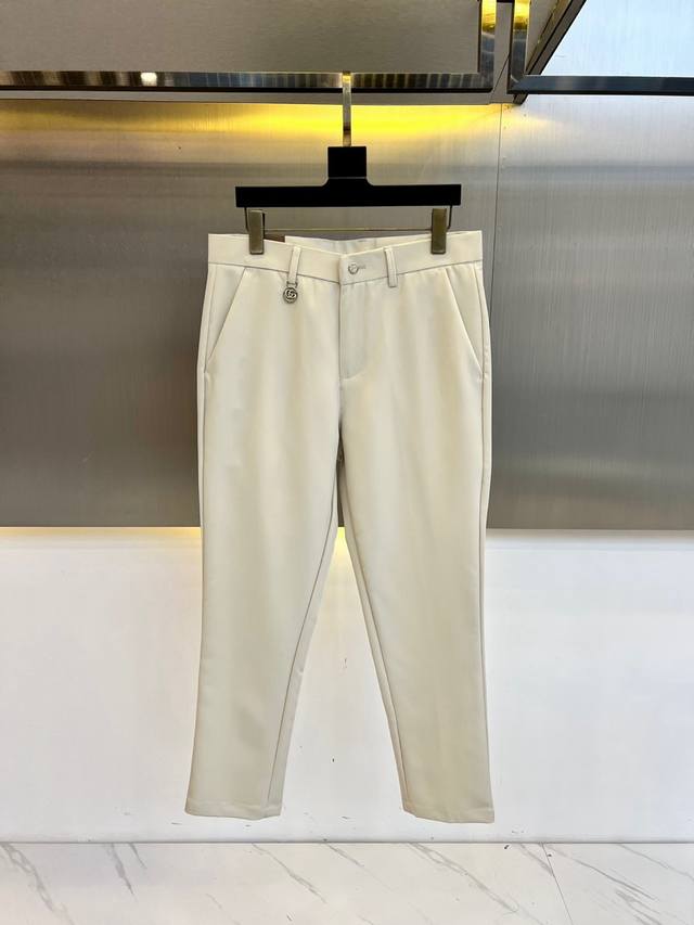 gucc Gucci 25 Spring And Summer New Business Casual Cropped Pants Trousers Im