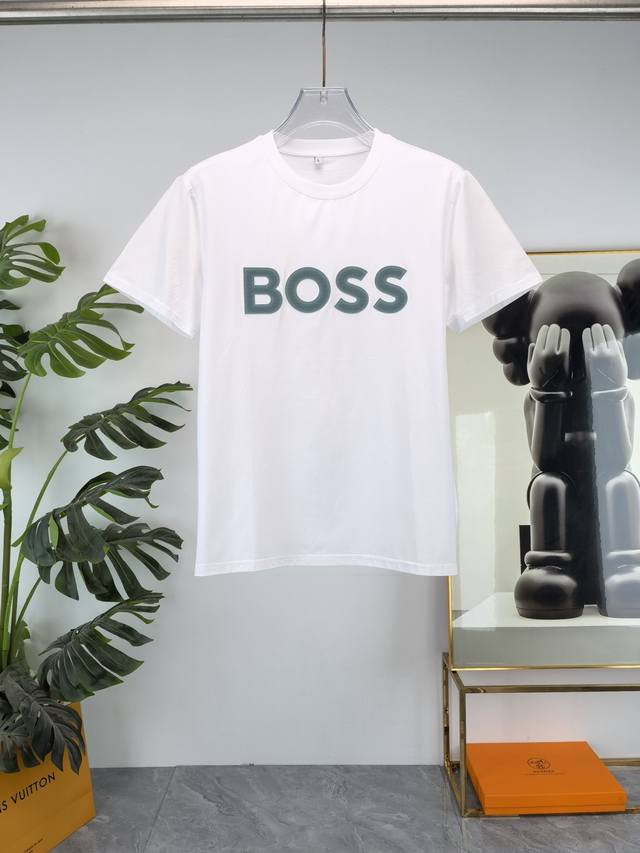boss 2025Ss Spring And Summer Latest Round Neck Fashion Short-Sleeved T-Shirt