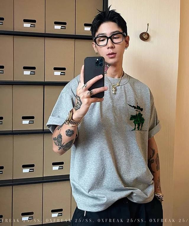 Short-Sleeved Shorts Bbr*Burberry* New T-Shirt Recommended For Matching Suits. U