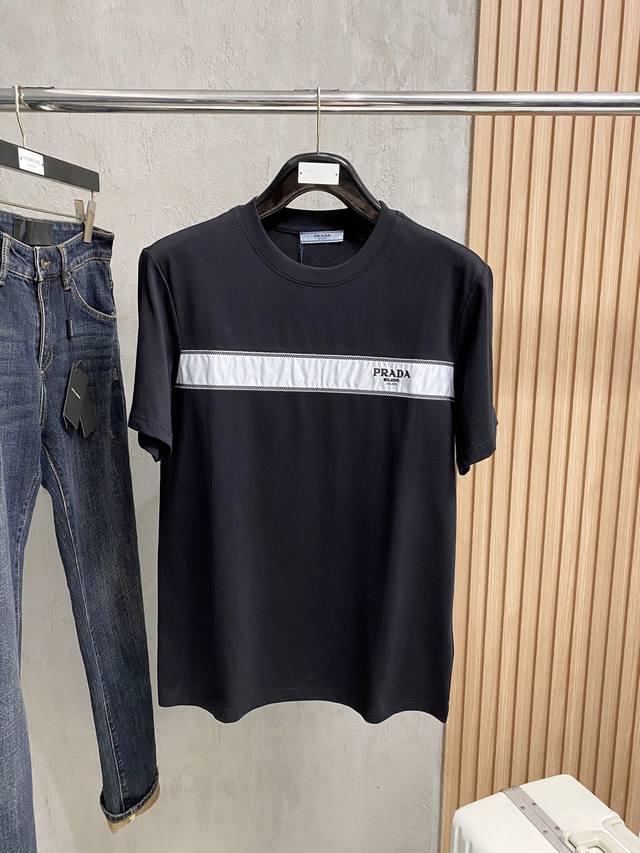 Prada 25Ss Spring And Summer New Model First Release, The Latest Short-Sleeved R