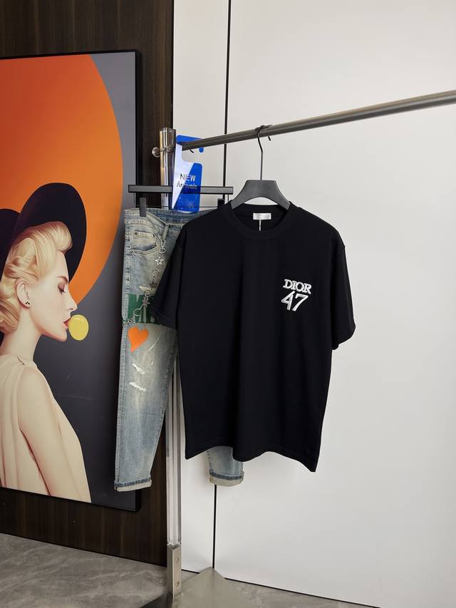 Dior 2025 Summer New Short-Sleeved T-Shirt With One-To-One Original Printing And