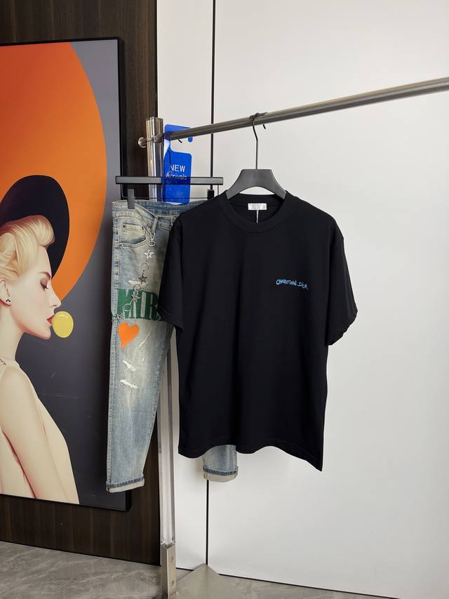 Dior 2025 Summer New Short-Sleeved T-Shirt With One-To-One Original Printing And