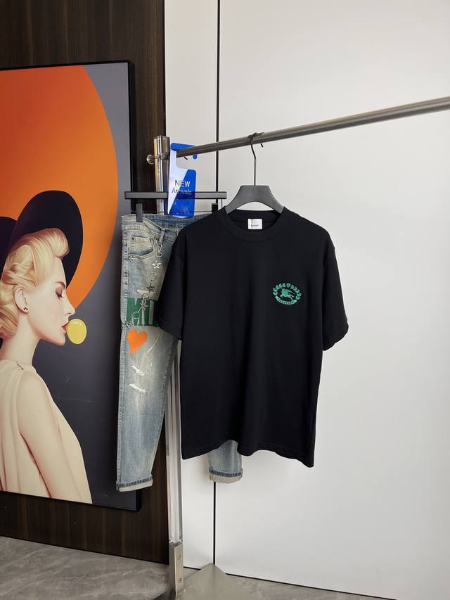 Burberry 2025 Summer New Short-Sleeved T-Shirt With One-To-One Original Printing