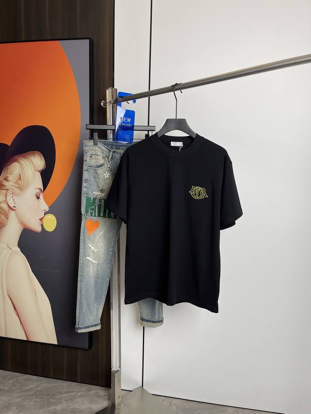 Dior 2025 Summer New Short-Sleeved T-Shirt With One-To-One Original Printing And