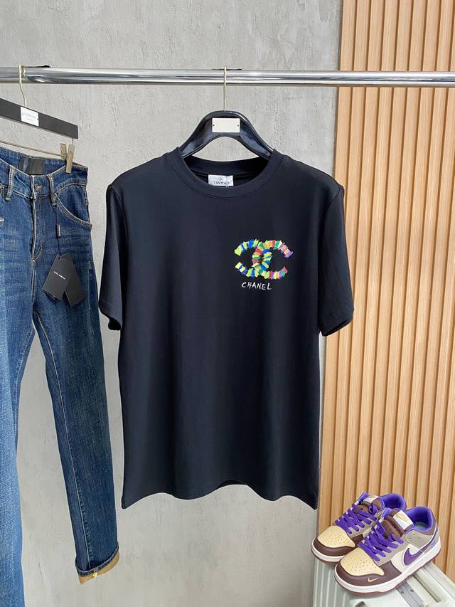 cha# 2025 Spring And Summer New Releases Newest Short-Sleeved Round Neck T-Sh