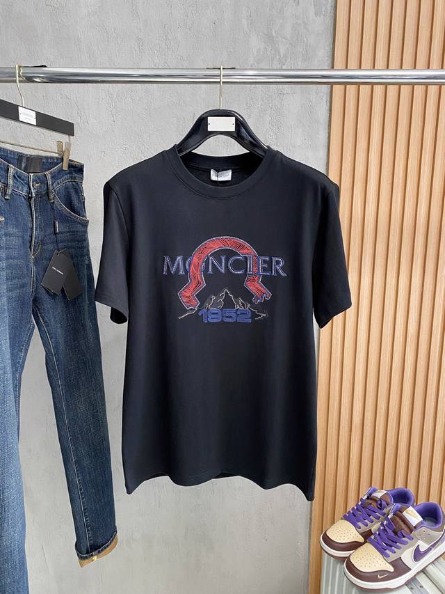 mon# 2025 Spring And Summer New Release Counter Latest Short-Sleeved Round Ne