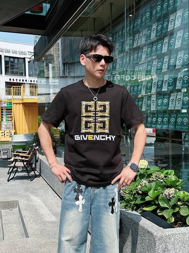 Givenchy Exclusive Supply Of New Original Men's Casual Short-Sleeved High-End Cu