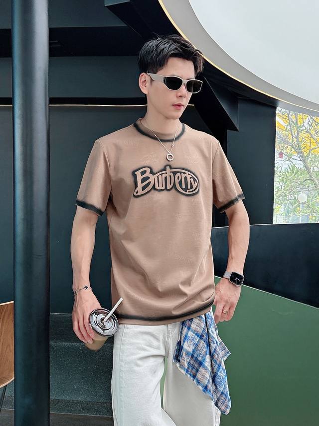 burberry Exclusive Supply Of New Original Men's Casual Short-Sleeved High-End