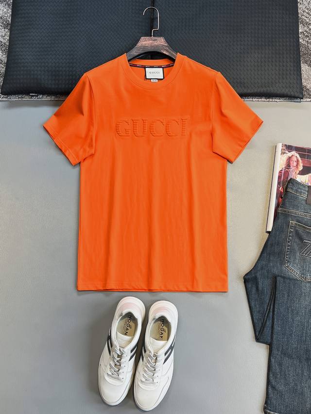 gu# 2025 Spring And Summer New Release Counter Latest Short-Sleeved Round Nec