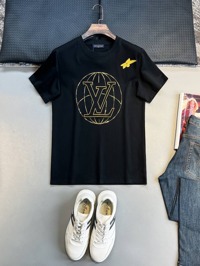 lv# 2025 Spring And Summer New Releases Newest Short-Sleeved Round Neck T-Shi