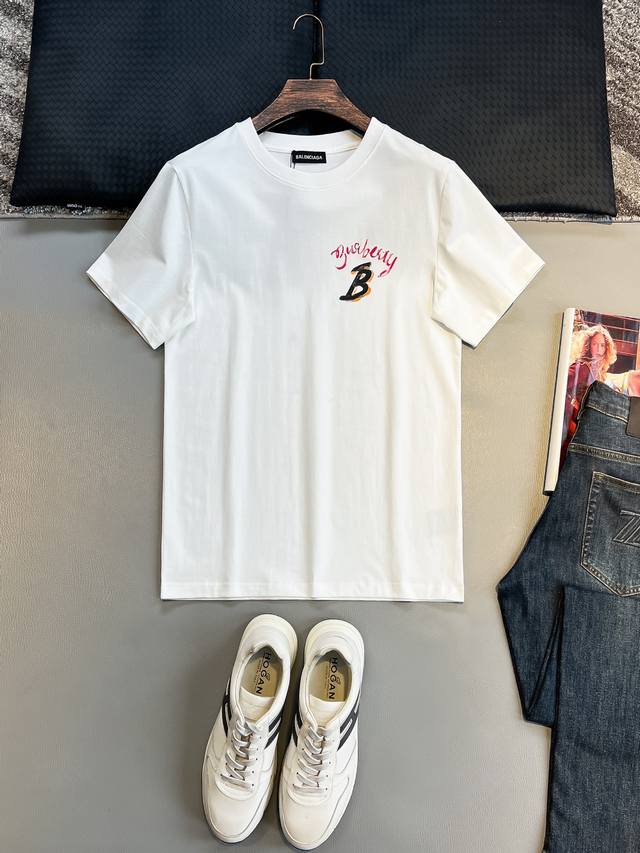 ba# 2025 Spring And Summer New Releases Newest Short-Sleeved Round Neck T-Shi