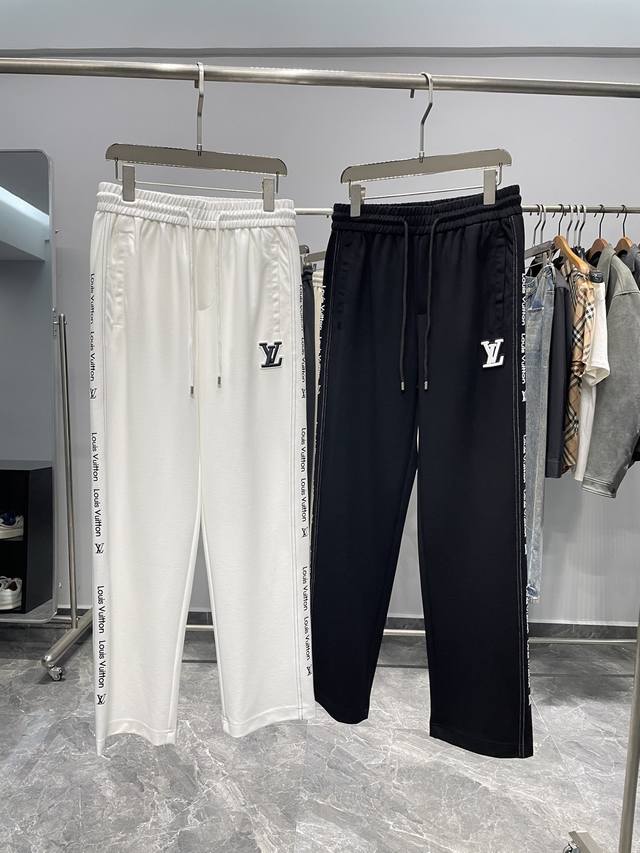 c26-1V25Ss Spring And Summer New Plain Fine Cotton Drawstring Casual Pants Me