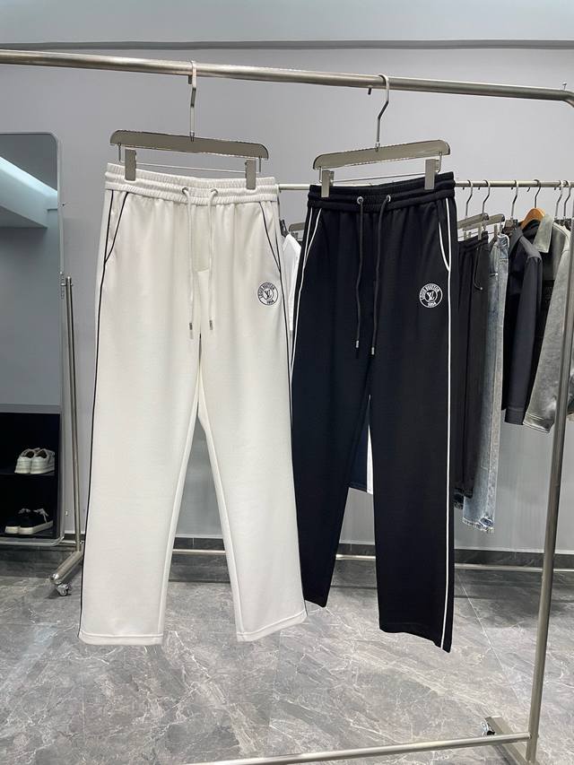 c26-1V25Ss Spring And Summer New Air Layer Cotton Drawstring Straight Sweatpa