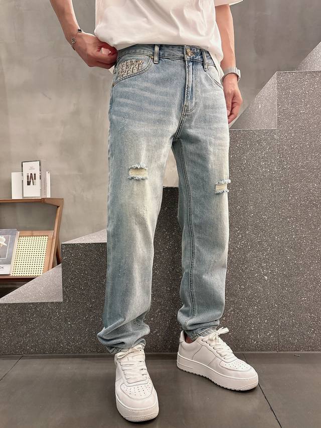 Dior 2025 Spring And Summer New Men's Casual Jeans Top Quality Channel Order Off