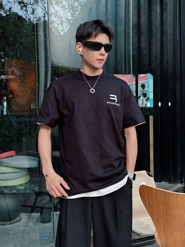 Balenciaga 2025 Spring And Summer New Style Short-Sleeved T-Shirt For Men And Wo