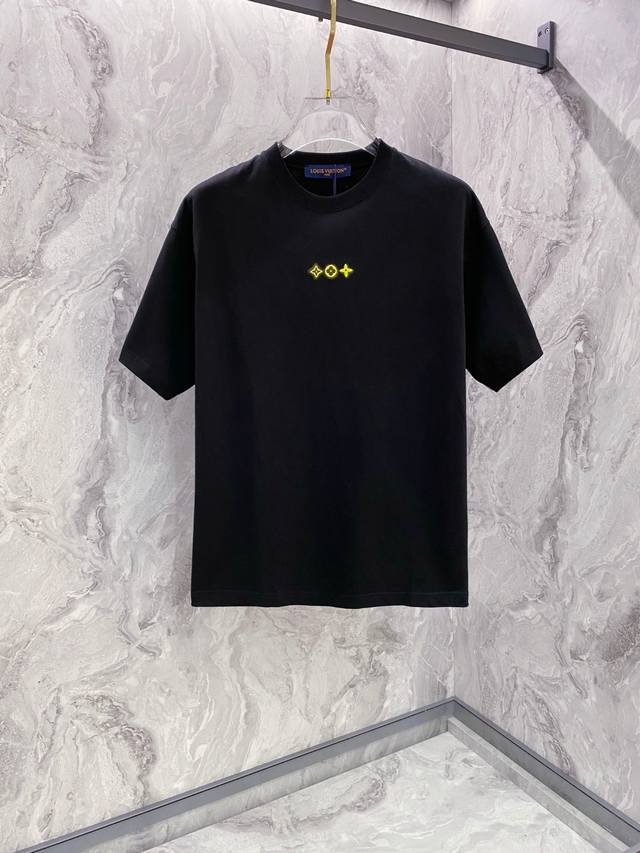 b23-Lv 2025 Spring And Summer New Round Neck First Counter Latest Short-Sleev