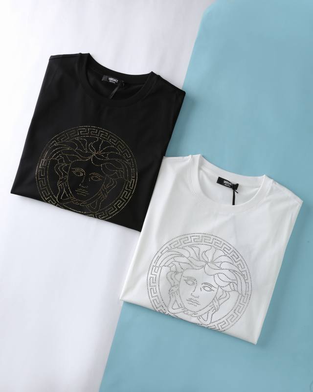 ver*Thinker 25Ss New Summer High-Count Double Mercerized Cotton Short-Sleeved