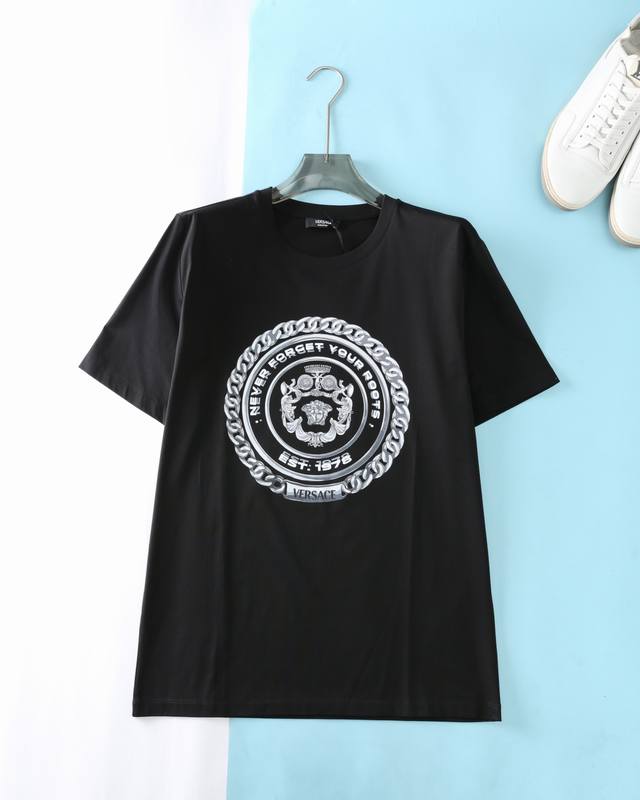 ver*Thinker 25Ss New Spring And Summer High-Count Mercerized Cotton Round Nec
