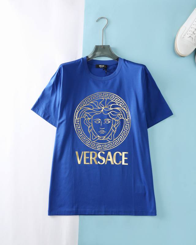 ver*Thinker 25Ss New Spring And Summer High-Count Mercerized Cotton Round Nec