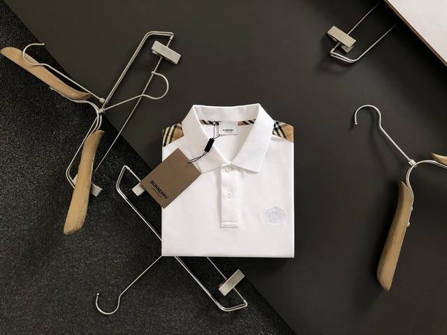 bbr*Fitted Version M-Xxxl 2025 Spring And Summer Top Classic Collar Splicing