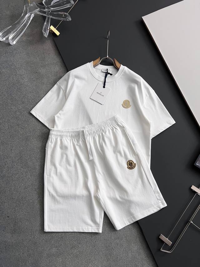 Suit Moncle* 2025 Spring And Summer New Unisex Short-Sleeved T-Shirt With Logo E