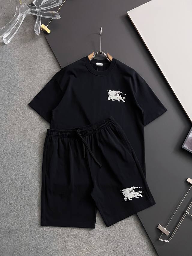 Suit Bur 2025 Spring And Summer New Unisex Short-Sleeved T-Shirt With Logo Embro