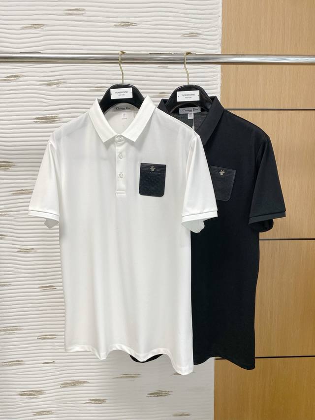 2025 Summer Limited Edition Short-Sleeved Polo Series Mercerized Pearl Cotton