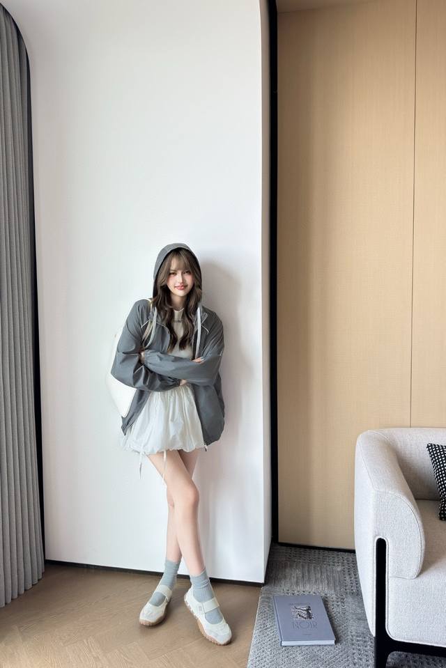 70711# Miu Jacket New Arrivalmiumi*2025 New Arrivals Firsthooded Jacket Custo