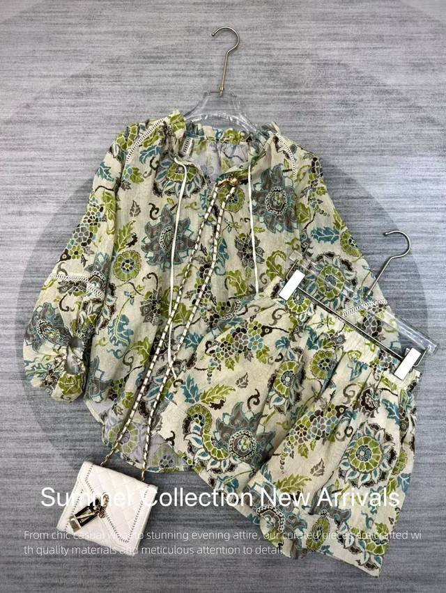 Hot Sale Sun Protection Lapel Shirt + Shorts Linen Suit This Suit Is Fresh And E
