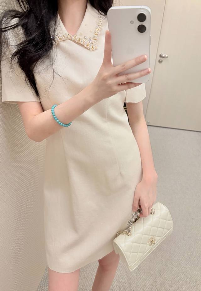 Dress Real Shot Classic Simple Lady Temperament Dress Fashionable And Comfortabl