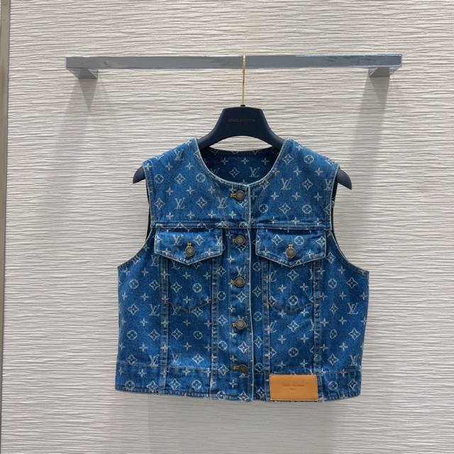 louis Vuitto*2025Ss New High Version ~ Super Fashionable New Denim Jeans Pers
