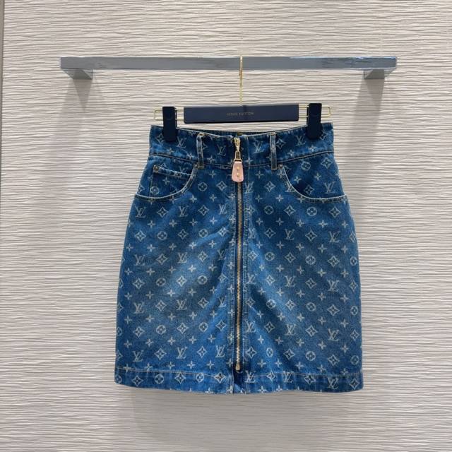 louis Vuitto*2025Ss New High Version ~ Super Fashionable New Denim Jeans Pers
