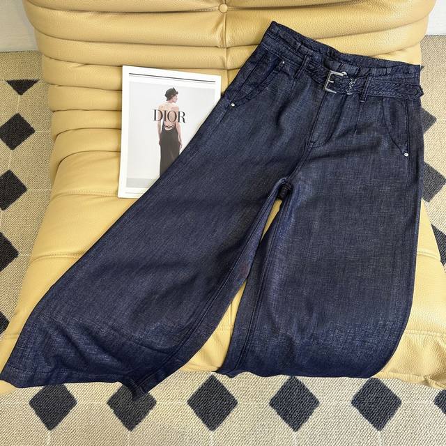 25 Summer New Ysl Custom Jiangsu Silver Silk Vegetable Saier Mask Pants Origi