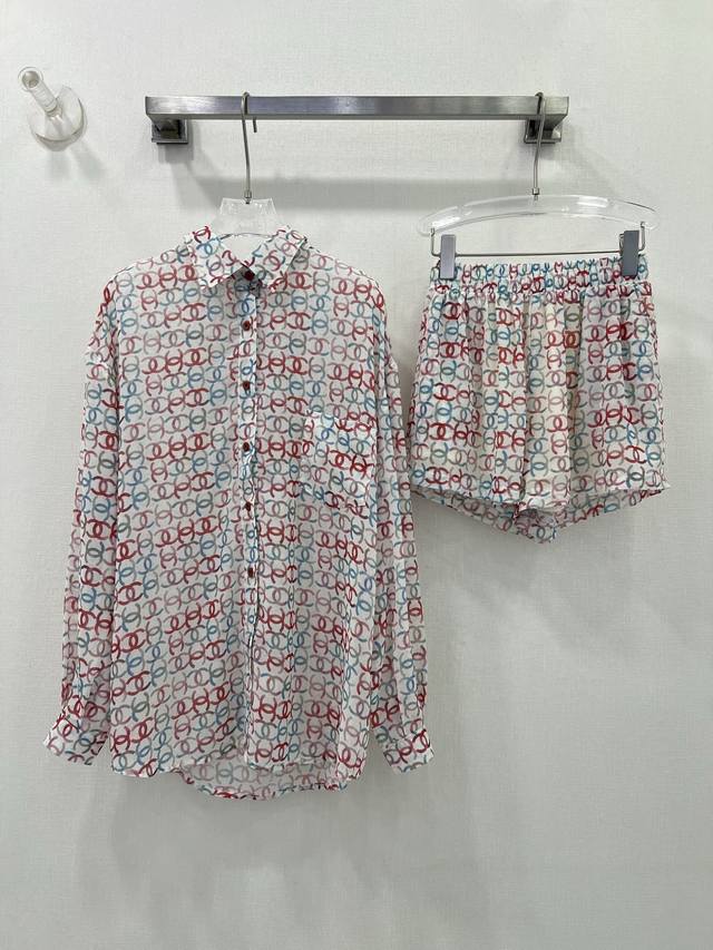 chan*L 25 New Sun Protection Suit, A Combination Of Thin Jacket And Shorts, C