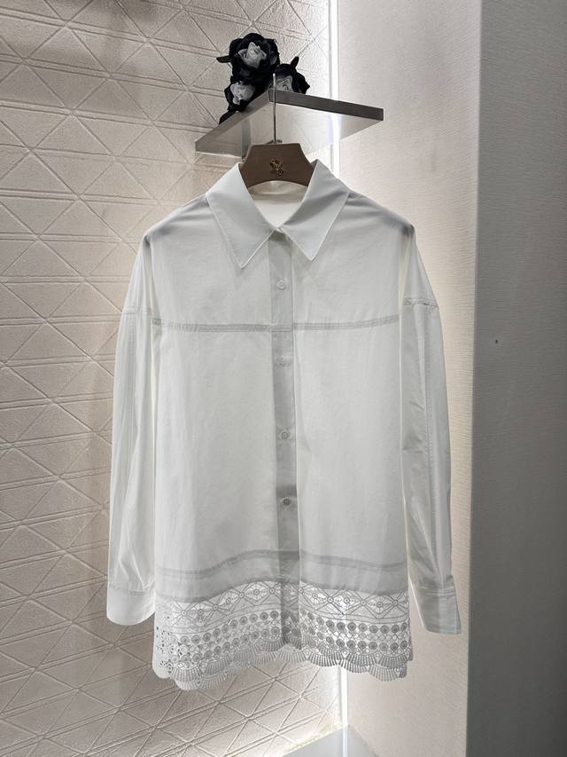 chane*2025 New Arrivals Water-Soluble Embroidered Shirt And Shorts Set Custom