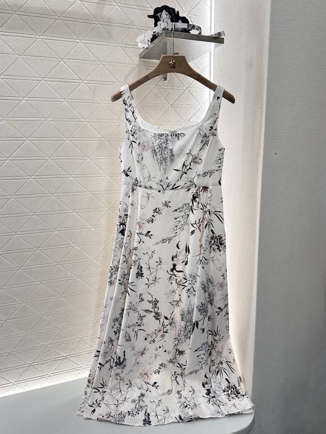 dio*2025 New Arrivals Belt Suspender Long Skirt Customized Yb Imported Twill