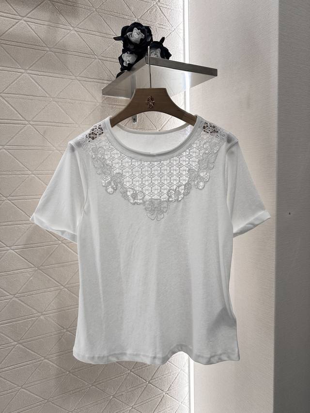 chane*2025 New Arrivals Heavy Hollow Embroidery Customized Yb Original Cotton