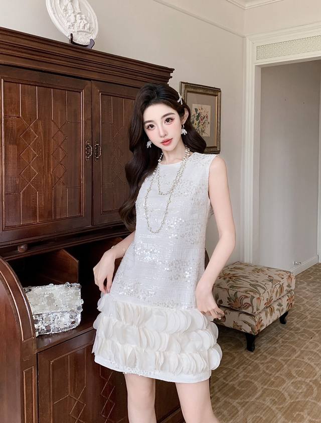 Style No. G25051436 Miumi*Miaojia New High-End Custom Blingbling Shining Sequins