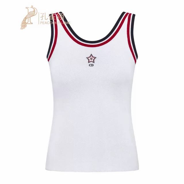 Style No. D25051572 Dio* New Five-Pointed Star Cd Embroidery Logo Threaded Edge