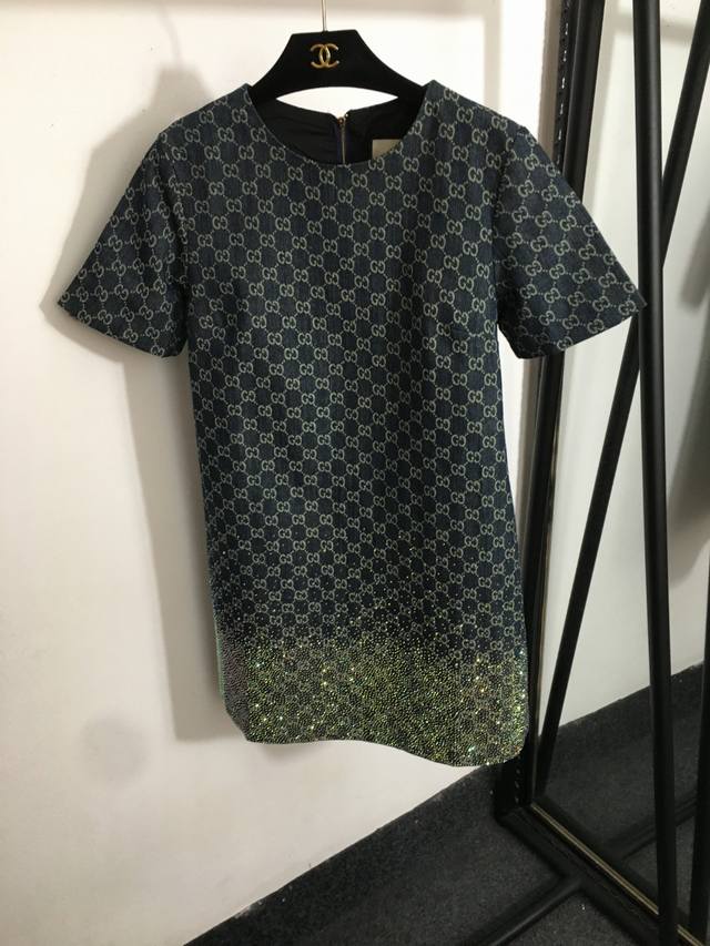 Style No. 20252953 Gucc* New Color Hot Diamond Old Flower Gg Letter Jacquard Den