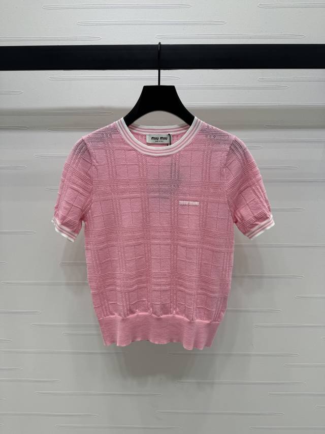 New Original High-End Quality Miumi*2025 Spring And Summer Latest Series Hollow