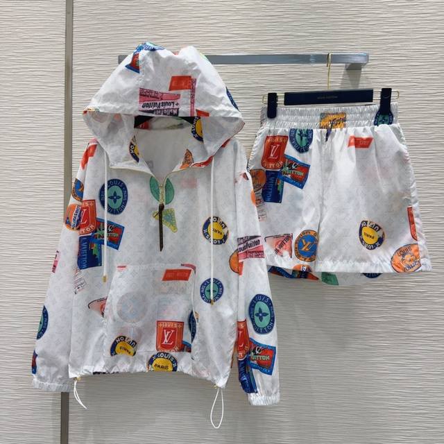 louis Vuitto*2025Ss New Classic Monograw Print Suit Is Full Of Fashion And Hi